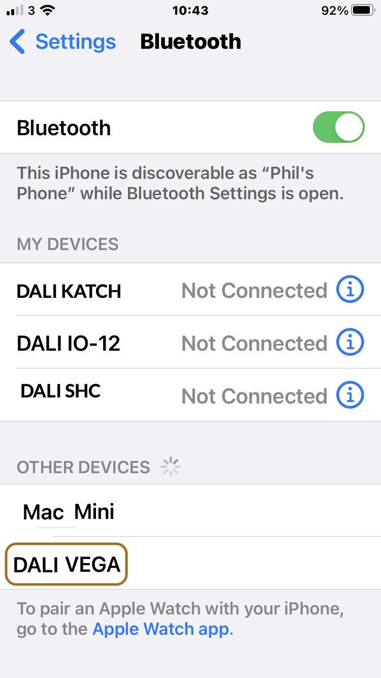 Bluetooth pairing – 1